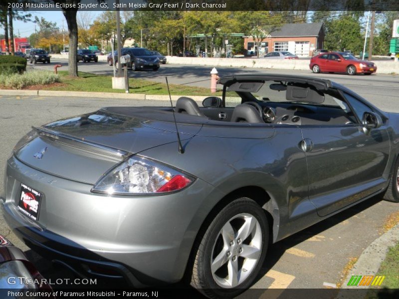 Satin Meisai Gray Pearl / Dark Charcoal 2009 Mitsubishi Eclipse Spyder GS
