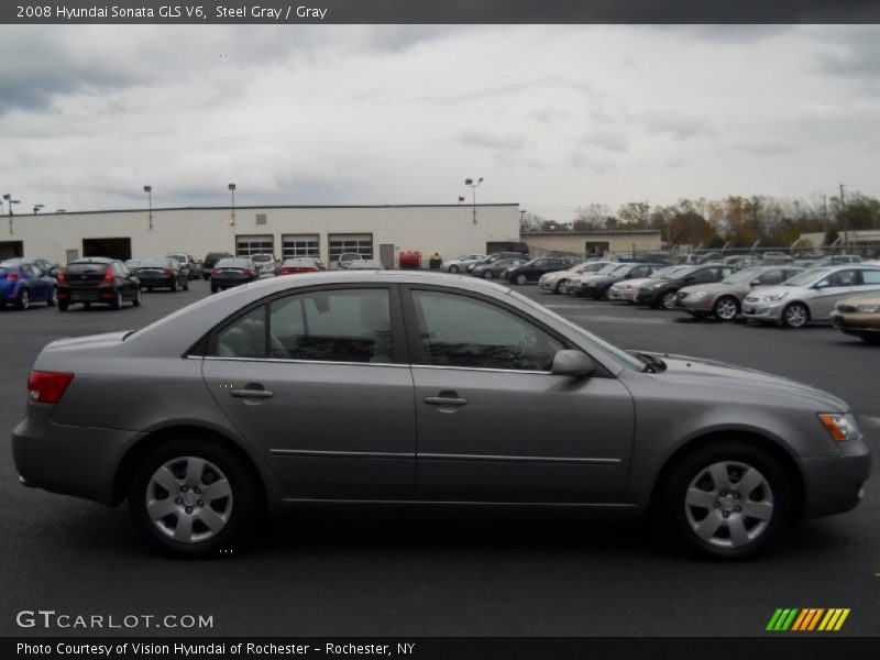 Steel Gray / Gray 2008 Hyundai Sonata GLS V6