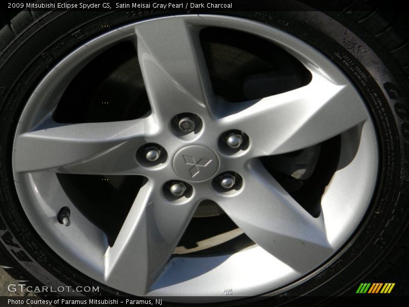 Satin Meisai Gray Pearl / Dark Charcoal 2009 Mitsubishi Eclipse Spyder GS