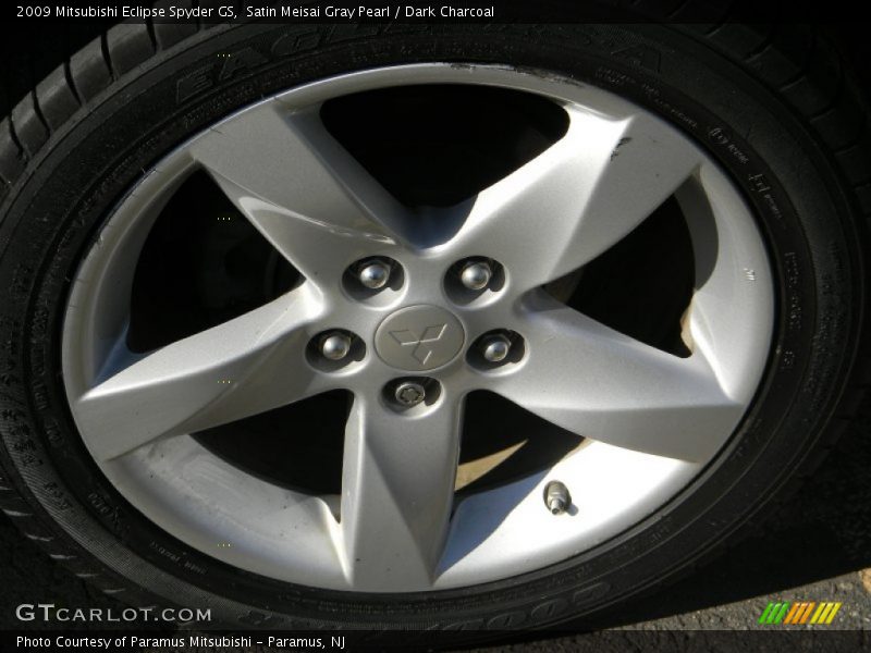Satin Meisai Gray Pearl / Dark Charcoal 2009 Mitsubishi Eclipse Spyder GS