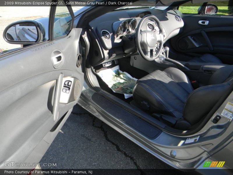 Satin Meisai Gray Pearl / Dark Charcoal 2009 Mitsubishi Eclipse Spyder GS