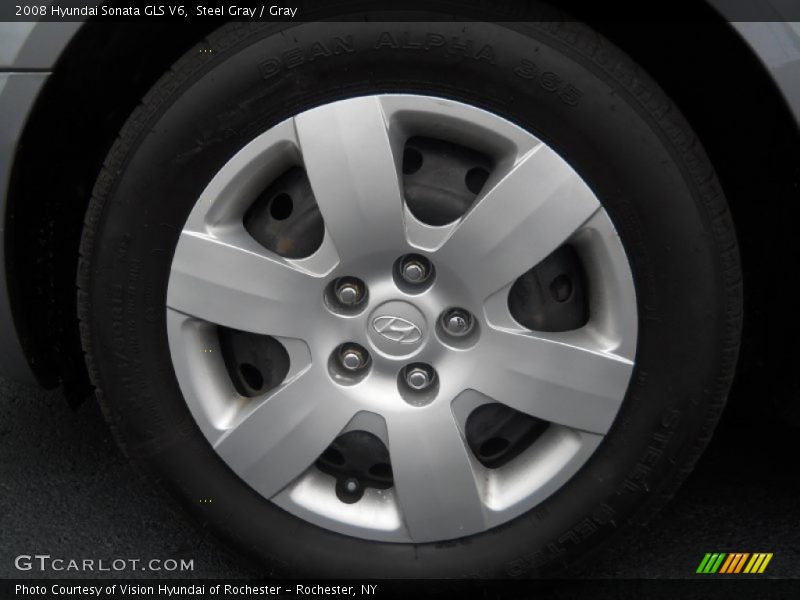 Steel Gray / Gray 2008 Hyundai Sonata GLS V6