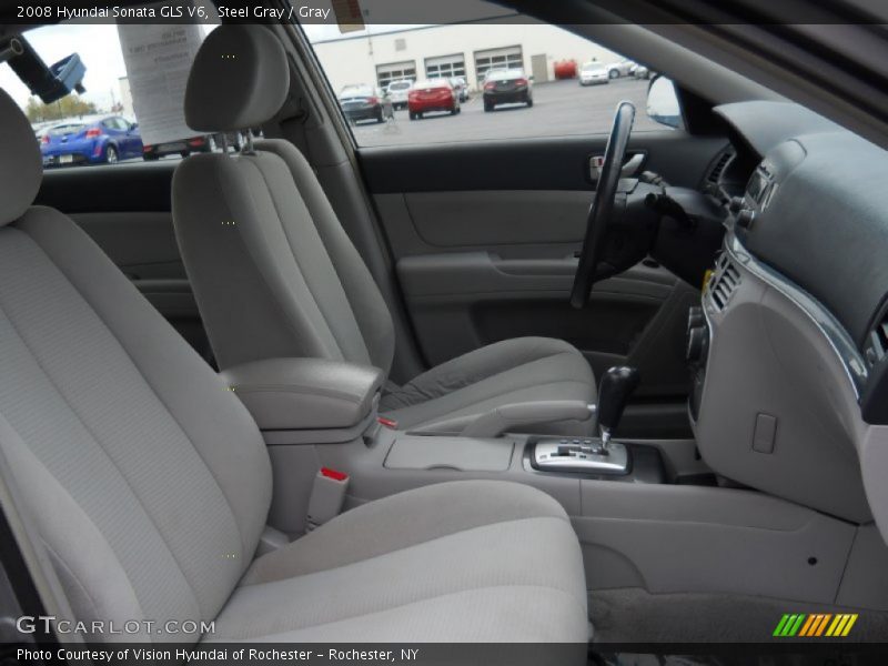 Steel Gray / Gray 2008 Hyundai Sonata GLS V6