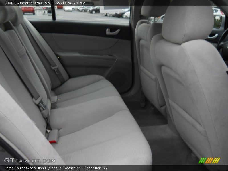 Steel Gray / Gray 2008 Hyundai Sonata GLS V6