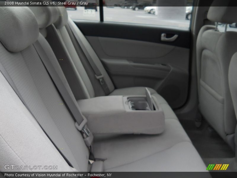 Steel Gray / Gray 2008 Hyundai Sonata GLS V6