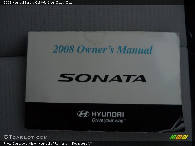 Steel Gray / Gray 2008 Hyundai Sonata GLS V6