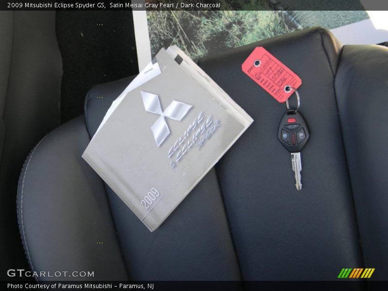 Satin Meisai Gray Pearl / Dark Charcoal 2009 Mitsubishi Eclipse Spyder GS