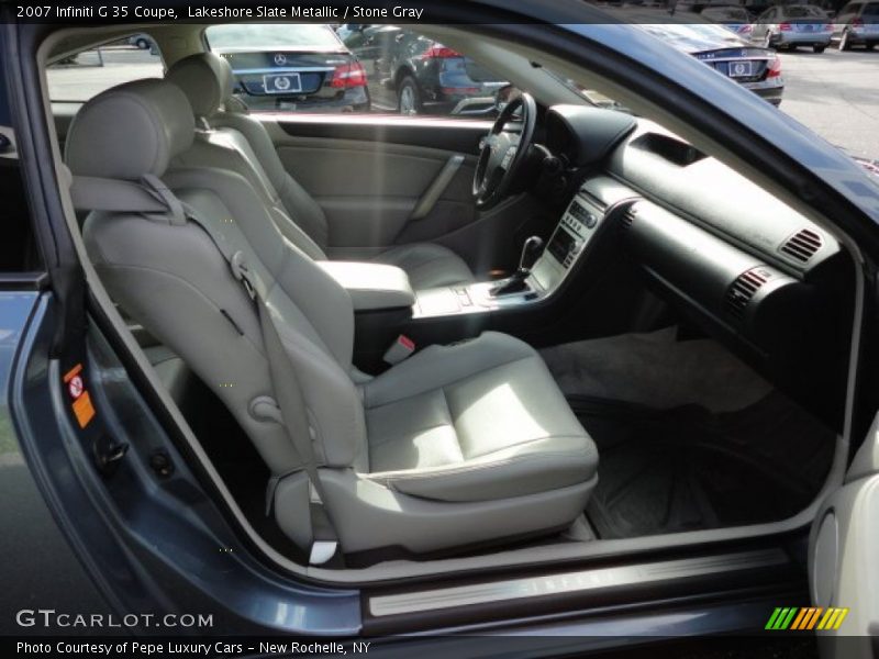 Lakeshore Slate Metallic / Stone Gray 2007 Infiniti G 35 Coupe