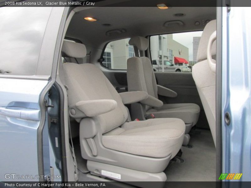 Glacier Blue Metallic / Gray 2008 Kia Sedona LX