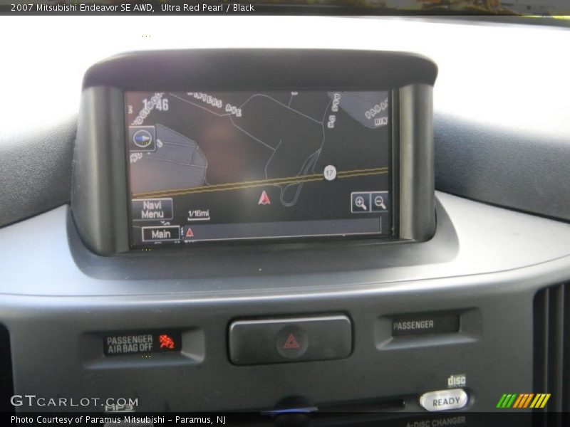 Ultra Red Pearl / Black 2007 Mitsubishi Endeavor SE AWD