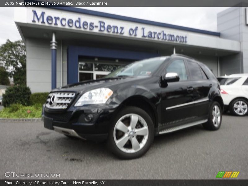 Black / Cashmere 2009 Mercedes-Benz ML 350 4Matic