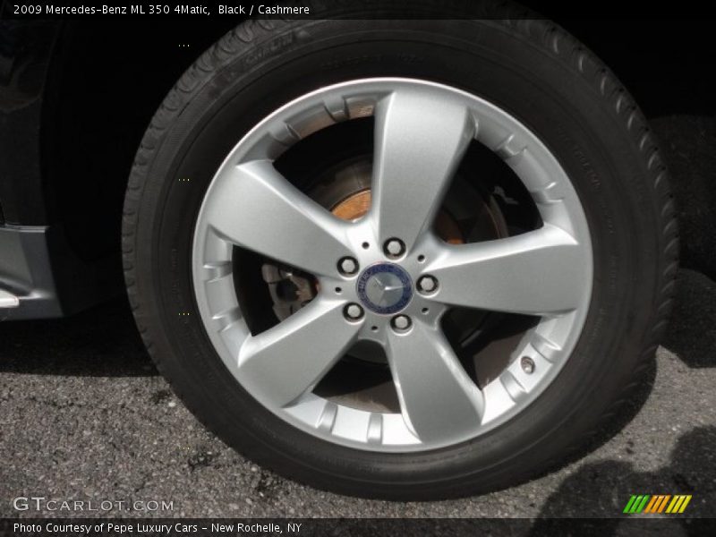 Black / Cashmere 2009 Mercedes-Benz ML 350 4Matic