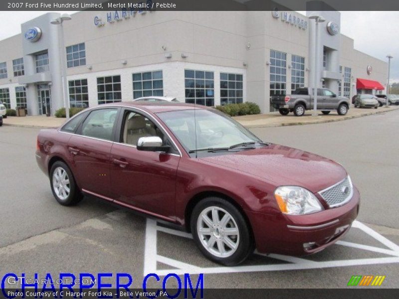 Merlot Metallic / Pebble 2007 Ford Five Hundred Limited
