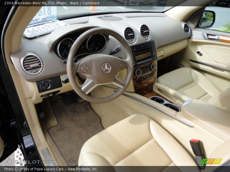 Black / Cashmere 2009 Mercedes-Benz ML 350 4Matic
