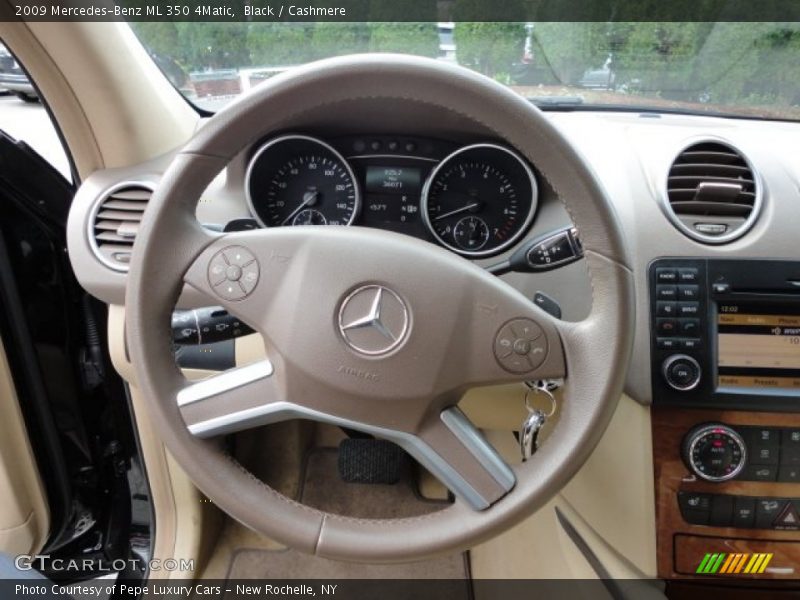Black / Cashmere 2009 Mercedes-Benz ML 350 4Matic