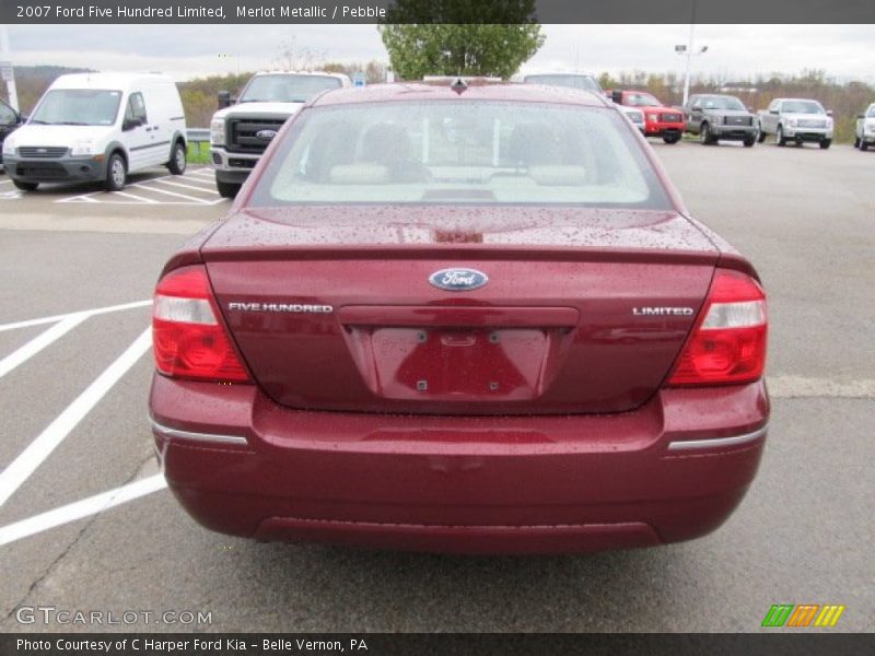 Merlot Metallic / Pebble 2007 Ford Five Hundred Limited