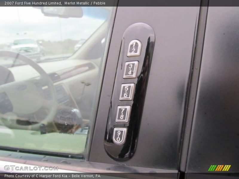 Merlot Metallic / Pebble 2007 Ford Five Hundred Limited
