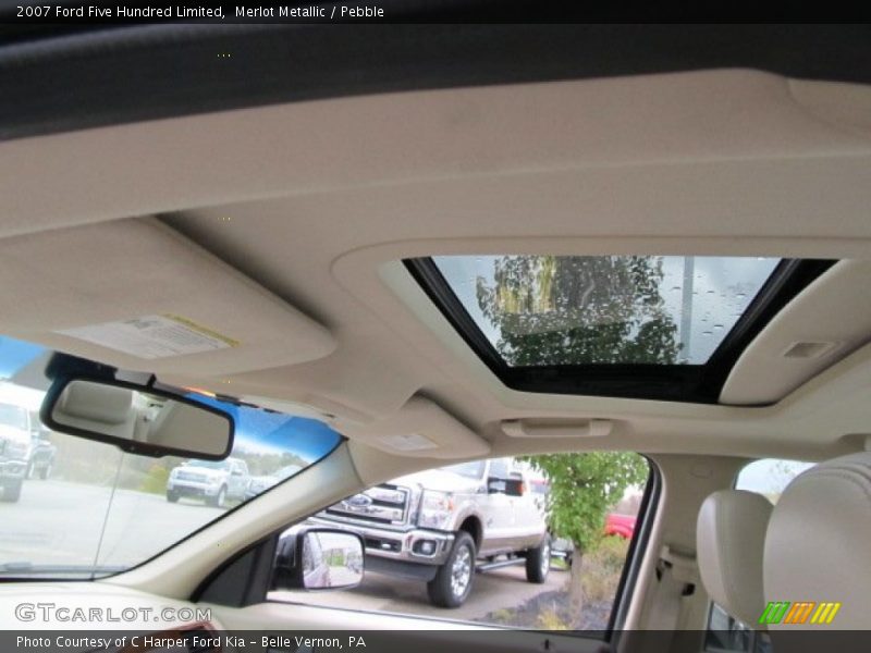 Merlot Metallic / Pebble 2007 Ford Five Hundred Limited