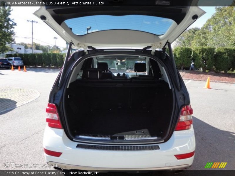 Arctic White / Black 2009 Mercedes-Benz ML 350 4Matic