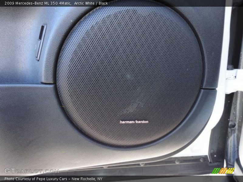 Arctic White / Black 2009 Mercedes-Benz ML 350 4Matic