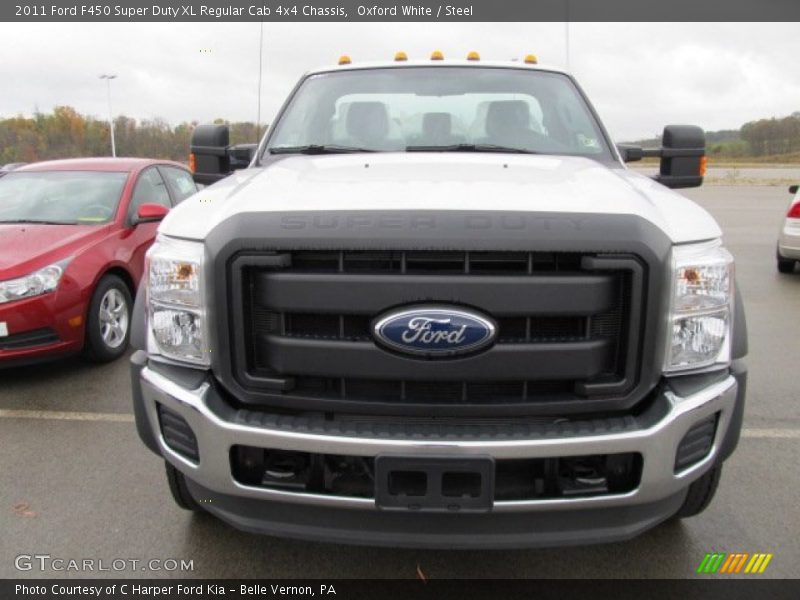 Oxford White / Steel 2011 Ford F450 Super Duty XL Regular Cab 4x4 Chassis