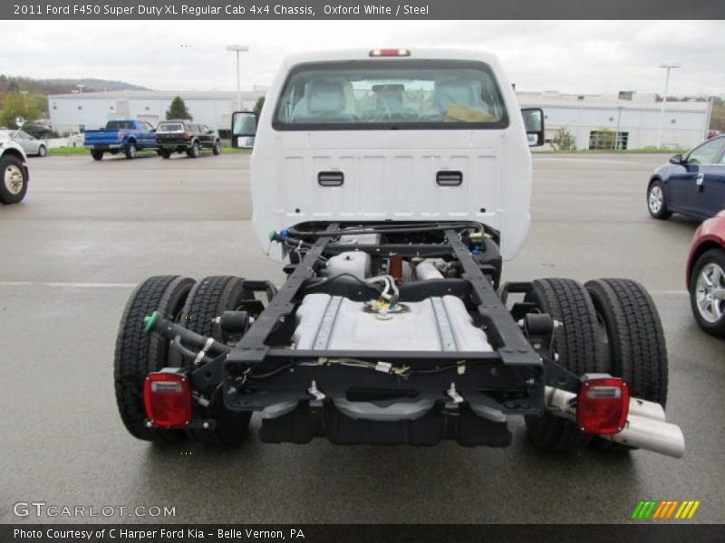 Oxford White / Steel 2011 Ford F450 Super Duty XL Regular Cab 4x4 Chassis