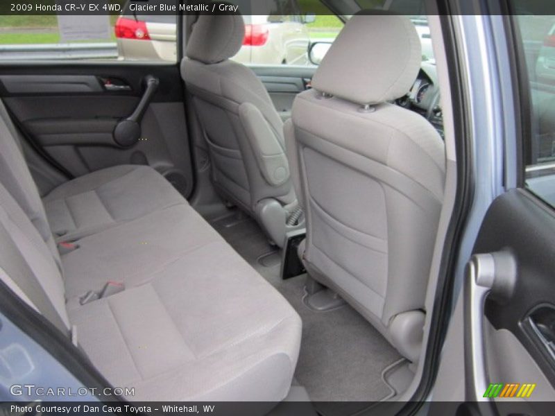 Glacier Blue Metallic / Gray 2009 Honda CR-V EX 4WD