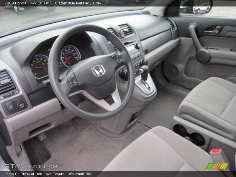 Gray Interior - 2009 CR-V EX 4WD 