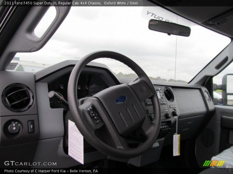  2011 F450 Super Duty XL Regular Cab 4x4 Chassis Steering Wheel