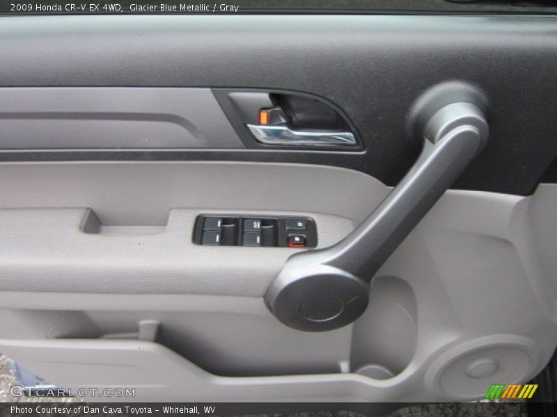 Glacier Blue Metallic / Gray 2009 Honda CR-V EX 4WD