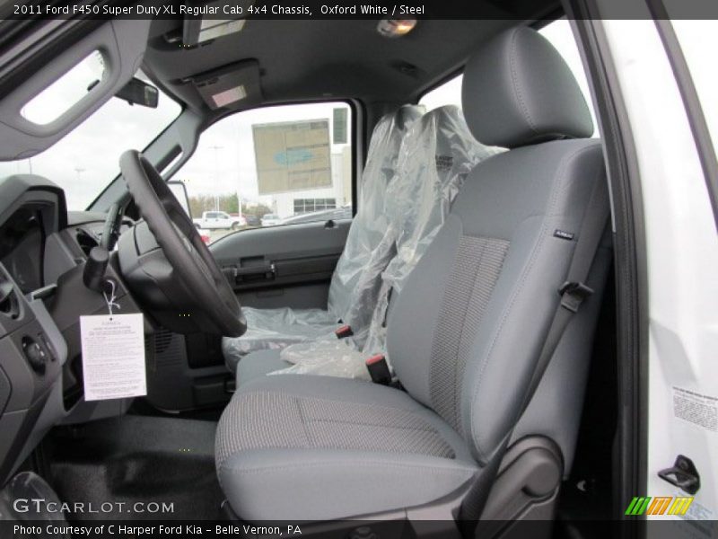  2011 F450 Super Duty XL Regular Cab 4x4 Chassis Steel Interior