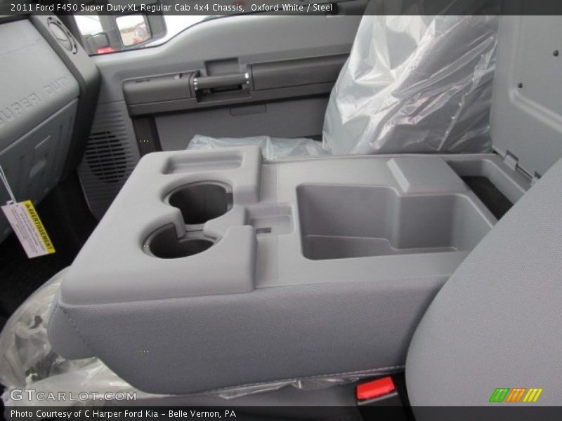 Oxford White / Steel 2011 Ford F450 Super Duty XL Regular Cab 4x4 Chassis