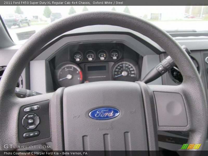  2011 F450 Super Duty XL Regular Cab 4x4 Chassis Steering Wheel