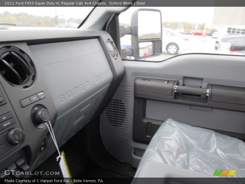 Oxford White / Steel 2011 Ford F450 Super Duty XL Regular Cab 4x4 Chassis
