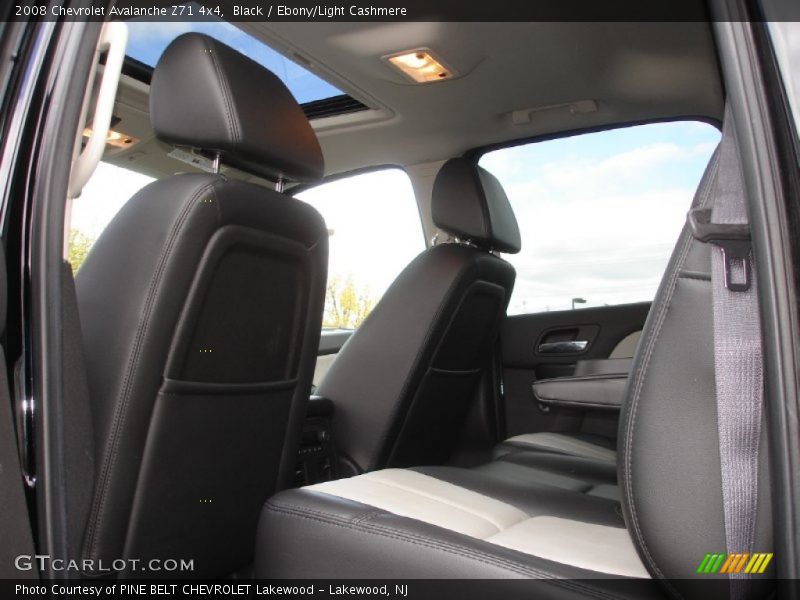 Black / Ebony/Light Cashmere 2008 Chevrolet Avalanche Z71 4x4