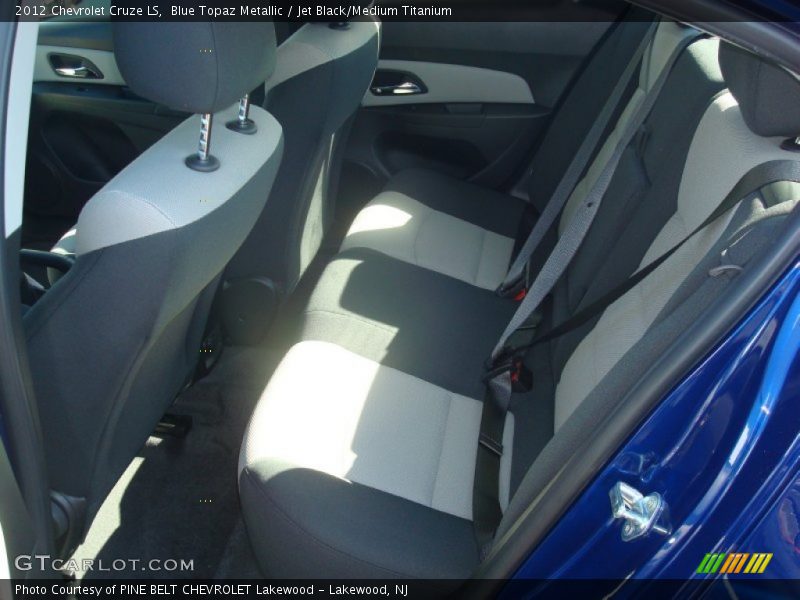 Blue Topaz Metallic / Jet Black/Medium Titanium 2012 Chevrolet Cruze LS