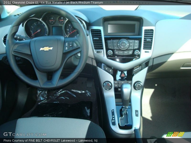 Ice Blue Metallic / Jet Black/Medium Titanium 2012 Chevrolet Cruze LS