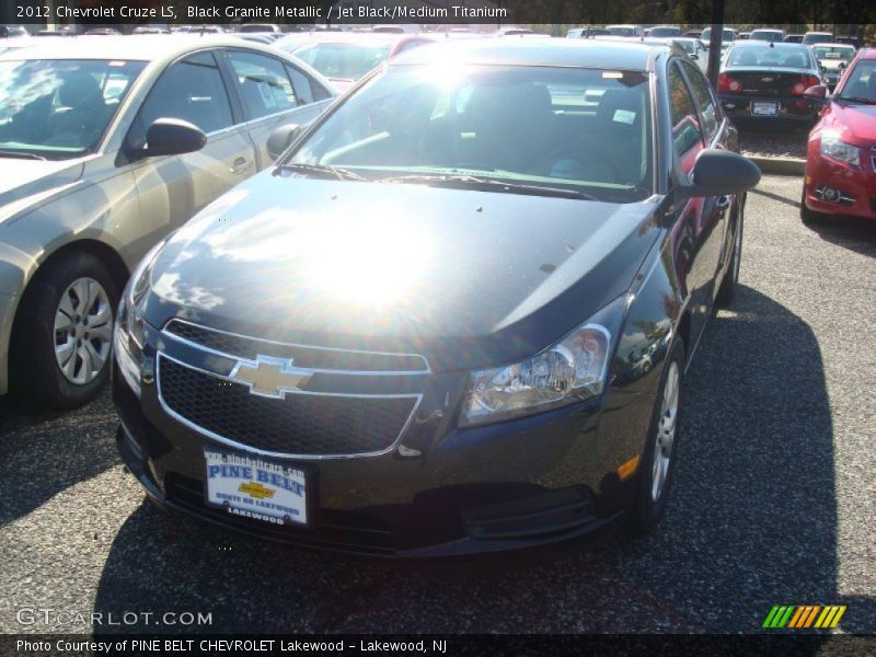 Black Granite Metallic / Jet Black/Medium Titanium 2012 Chevrolet Cruze LS