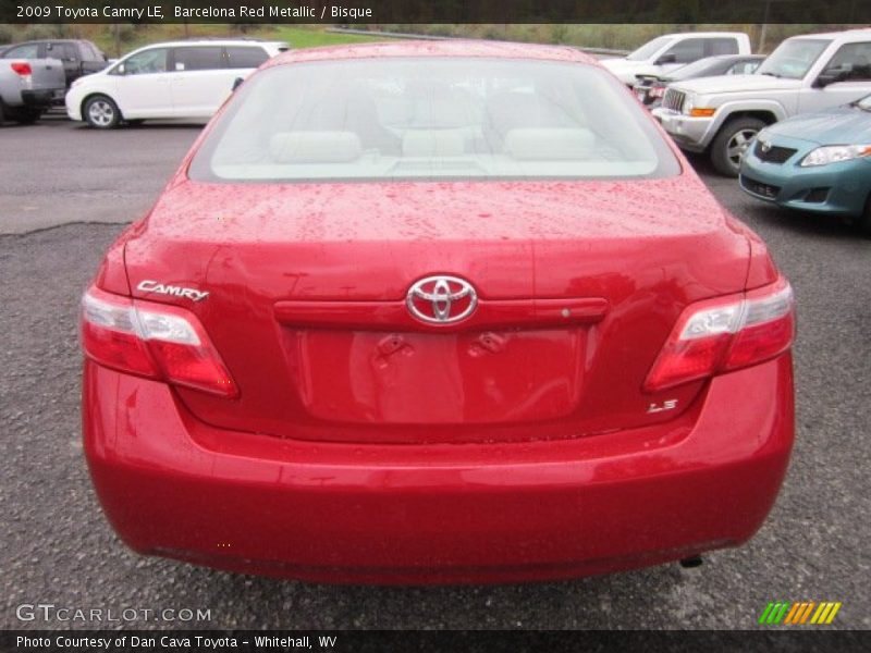 Barcelona Red Metallic / Bisque 2009 Toyota Camry LE