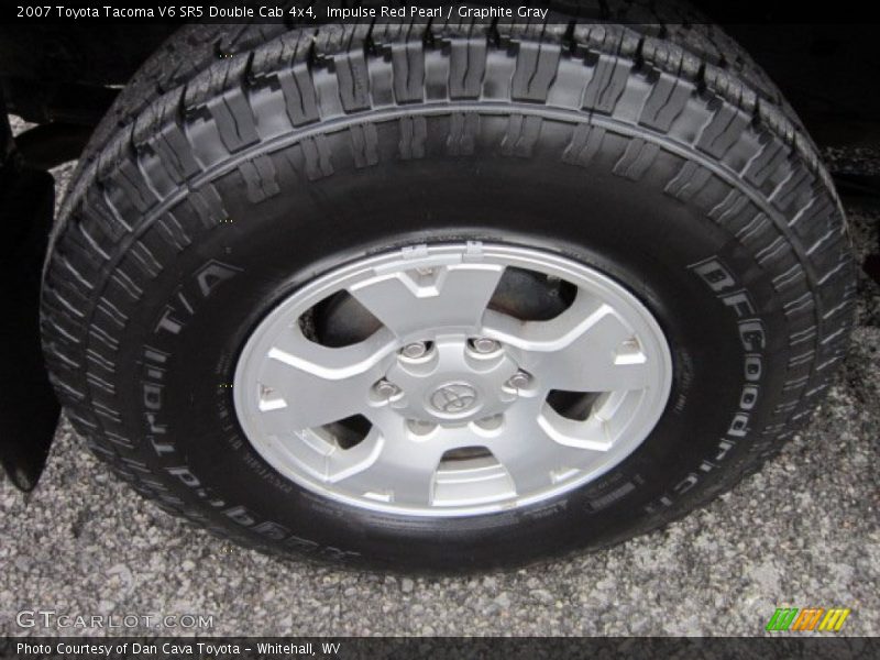 Impulse Red Pearl / Graphite Gray 2007 Toyota Tacoma V6 SR5 Double Cab 4x4