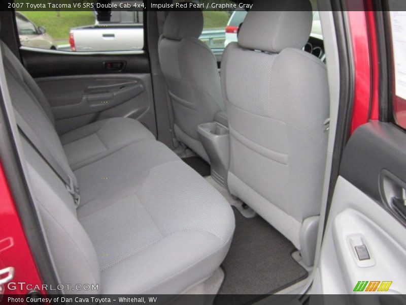Impulse Red Pearl / Graphite Gray 2007 Toyota Tacoma V6 SR5 Double Cab 4x4
