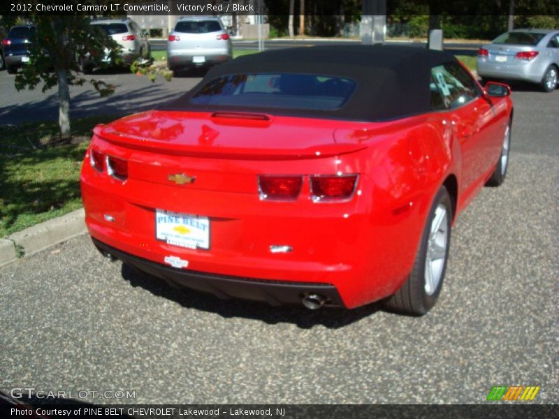 Victory Red / Black 2012 Chevrolet Camaro LT Convertible