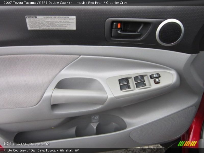 Impulse Red Pearl / Graphite Gray 2007 Toyota Tacoma V6 SR5 Double Cab 4x4