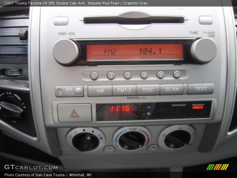 Impulse Red Pearl / Graphite Gray 2007 Toyota Tacoma V6 SR5 Double Cab 4x4