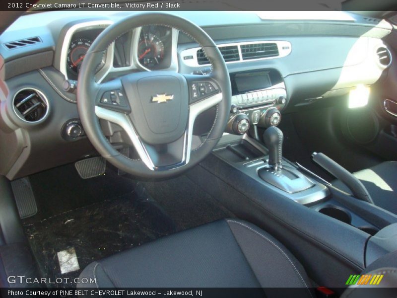 Victory Red / Black 2012 Chevrolet Camaro LT Convertible