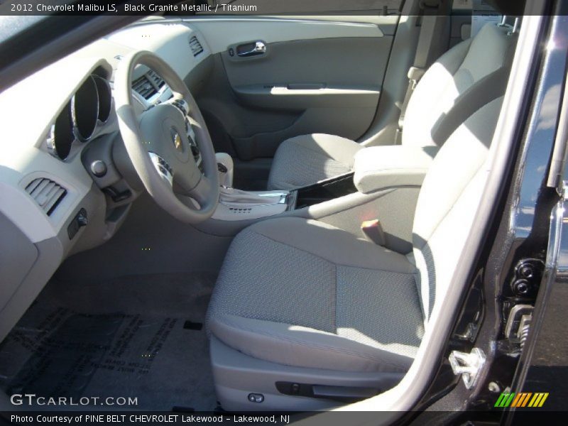 Black Granite Metallic / Titanium 2012 Chevrolet Malibu LS