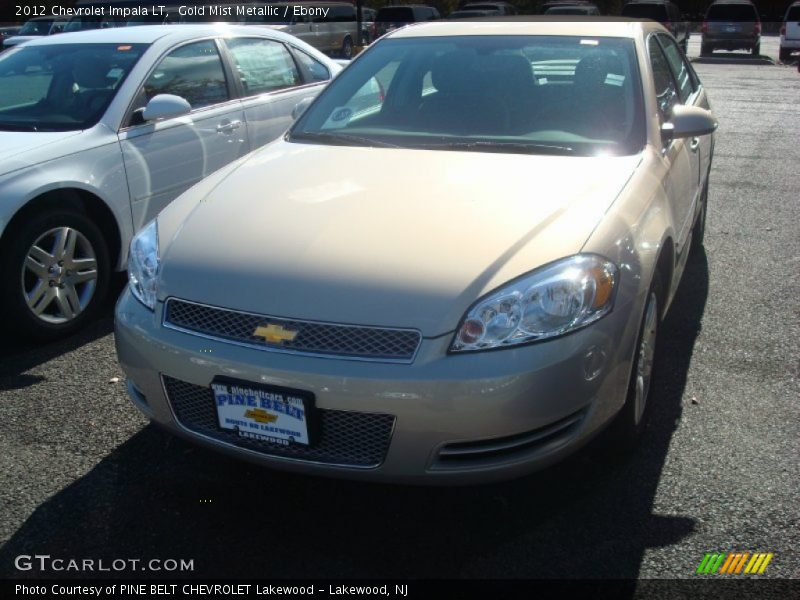 Gold Mist Metallic / Ebony 2012 Chevrolet Impala LT