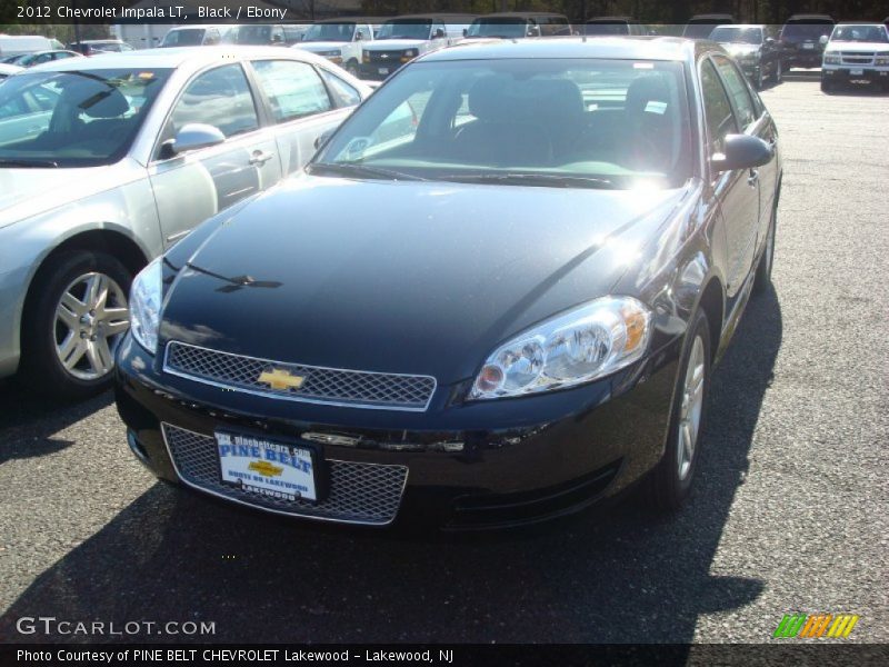 Black / Ebony 2012 Chevrolet Impala LT