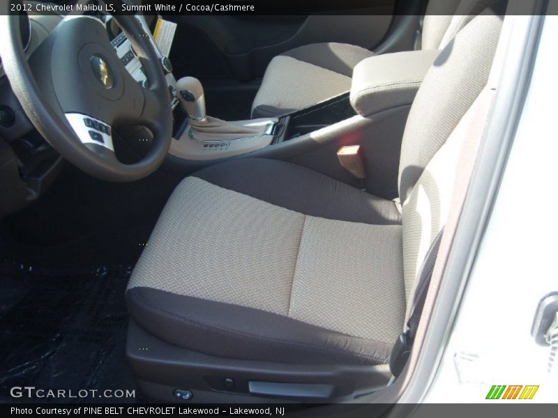 Summit White / Cocoa/Cashmere 2012 Chevrolet Malibu LS