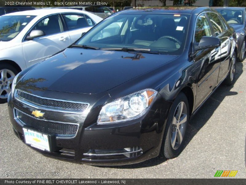 Black Granite Metallic / Ebony 2012 Chevrolet Malibu LT